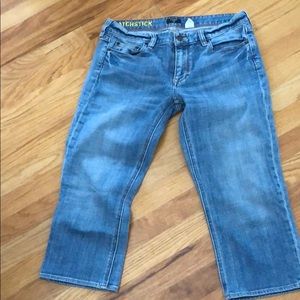 J. Crew  matchstick cropped jeans